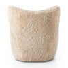 Amelie Beige Shearling Chair | shipping 11/20/2025