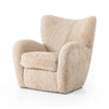 Amelie Beige Shearling Chair | shipping 11/20/2025