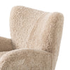 Amelie Beige Shearling Chair | shipping 11/20/2025
