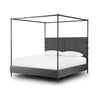 Anderson Knoll Charcoal-King Canopy Bed | ready to ship!