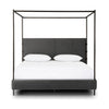 Anderson Knoll Charcoal-King Canopy Bed | ready to ship!