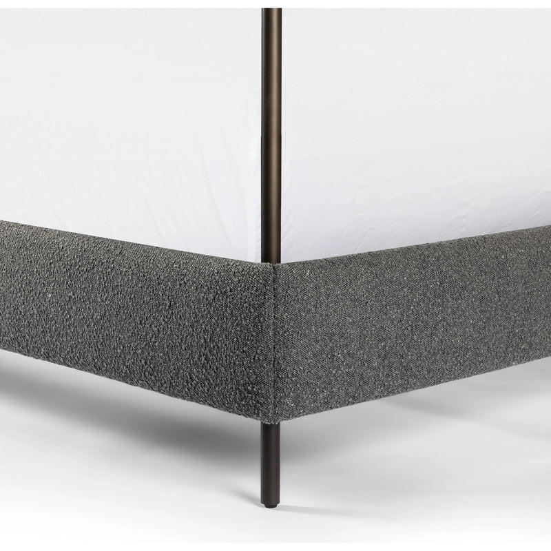 Anderson Knoll Charcoal-King Canopy Bed | ready to ship!
