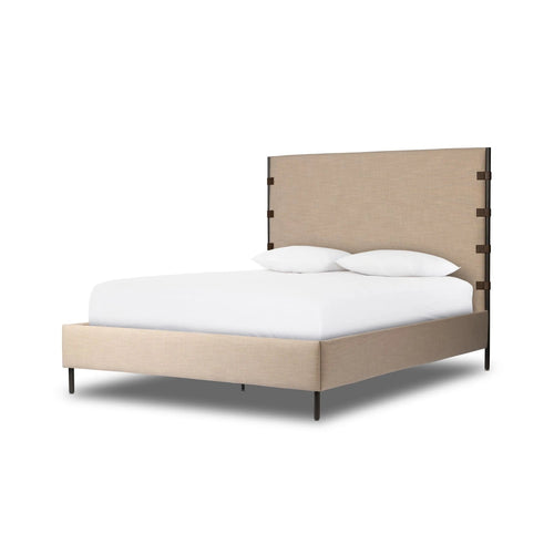 Anderson Palm Ecru Bed