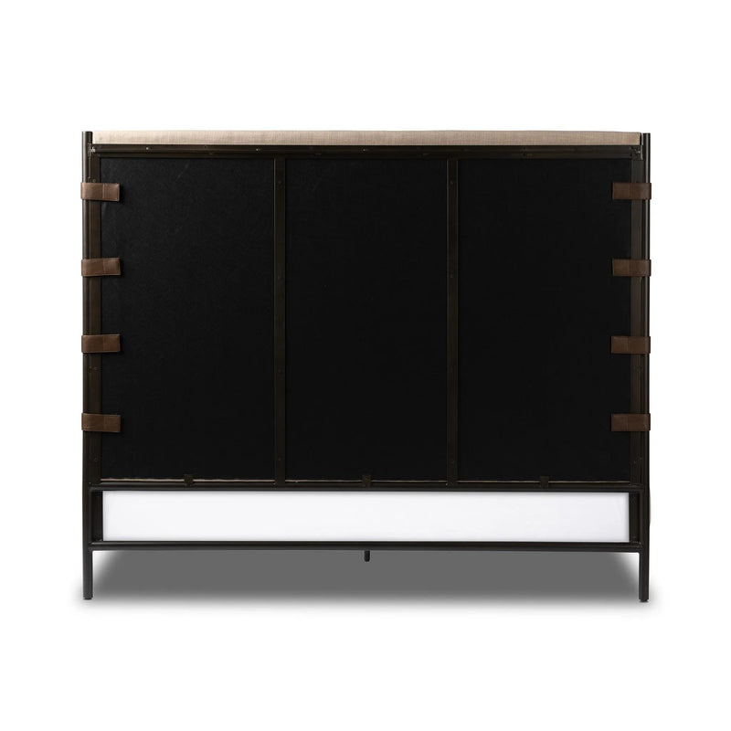 Anderson Palm Ecru Bed