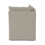 Andre Slipcovered Linen Dining Banquette Corner | ready to ship!