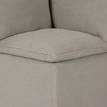 Andre Slipcovered Linen Dining Banquette Corner | ready to ship!