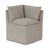 Andre Slipcovered Linen Dining Banquette Corner | ready to ship!