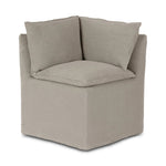 Andre Slipcovered Linen Dining Banquette Corner | ready to ship!
