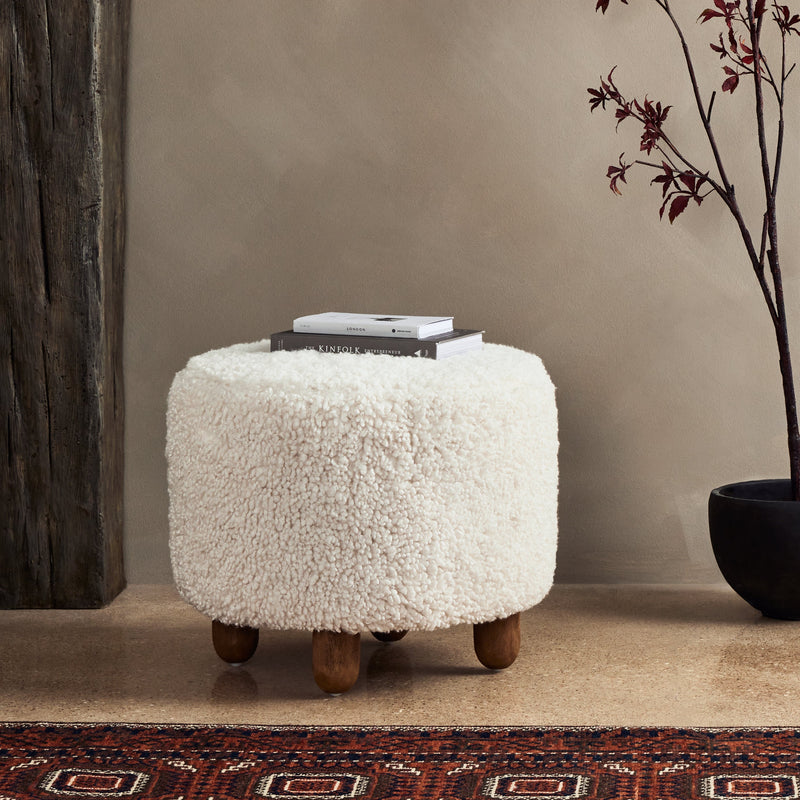 Aniston Andes Natural Ottoman | shipping 6/9/2025