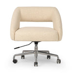 Anne Polished Aluminum Desk Desk Chair | ready to ship!
