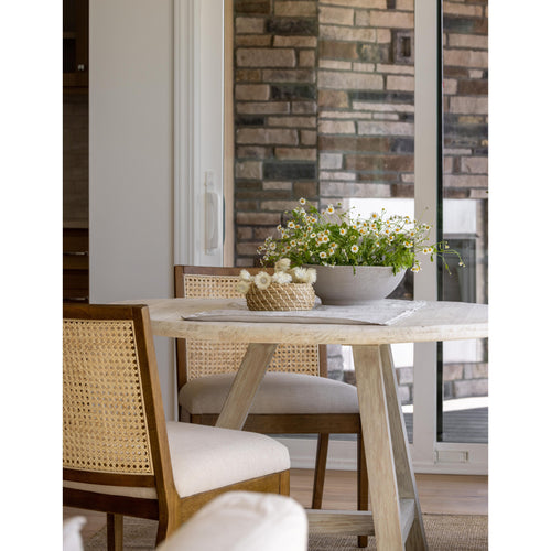 Charlotte Armless Dining Chair - Cane Toasted Nettlewood | ready to ship!