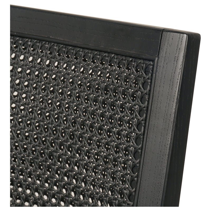 Antonia Black Armless Dining Chair | ready to ship!