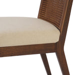 Antonia Savile Flax Cane Armless Dining Chair | shipping 08/25/2025