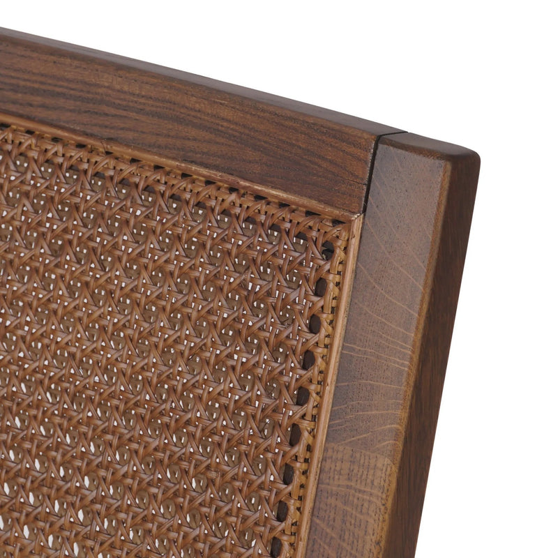 Antonia Savile Flax Cane Armless Dining Chair | shipping 08/25/2025