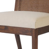 Antonia Savile Flax Cane Armless Dining Chair | shipping 08/25/2025