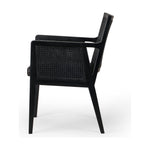 Antonia Sonoma Black Dining Arm Chair | ready to ship!