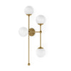 Armstrong Burnished Brass Opal Matte Glass 4 R Sconce | ready to ship!