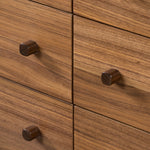 Arturo Natural Walnut 6 Drawer Dresser | shipping 5/30/2025