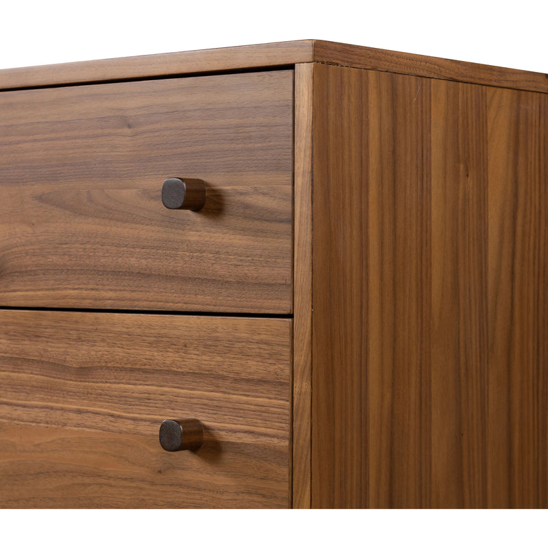 Arturo Natural Walnut 6 Drawer Dresser | shipping 5/30/2025