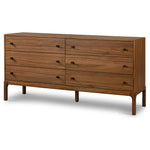 Arturo Natural Walnut 6 Drawer Dresser | shipping 5/30/2025