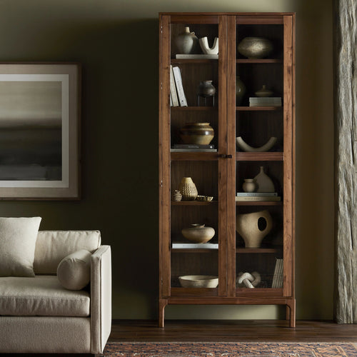 Arturo Natural Walnut Cabinet | ready to ship!