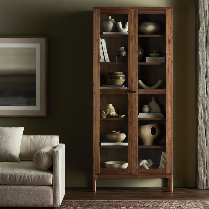 Arturo Natural Walnut Cabinet | ready to ship!