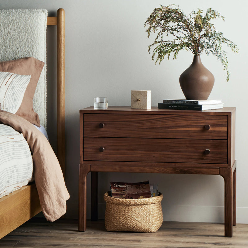 Arturo Natural Walnut Nightstand | ready to ship!