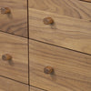 Arturo Natural Walnut Veneer 9 Drawer Dresser | ready to ship!