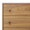 Arturo Natural Walnut Veneer 9 Drawer Dresser | ready to ship!