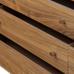 Arturo Natural Walnut Veneer 9 Drawer Dresser | ready to ship!