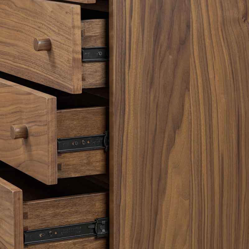 Arturo Natural Walnut Veneer Chest | shipping 6/9/2025