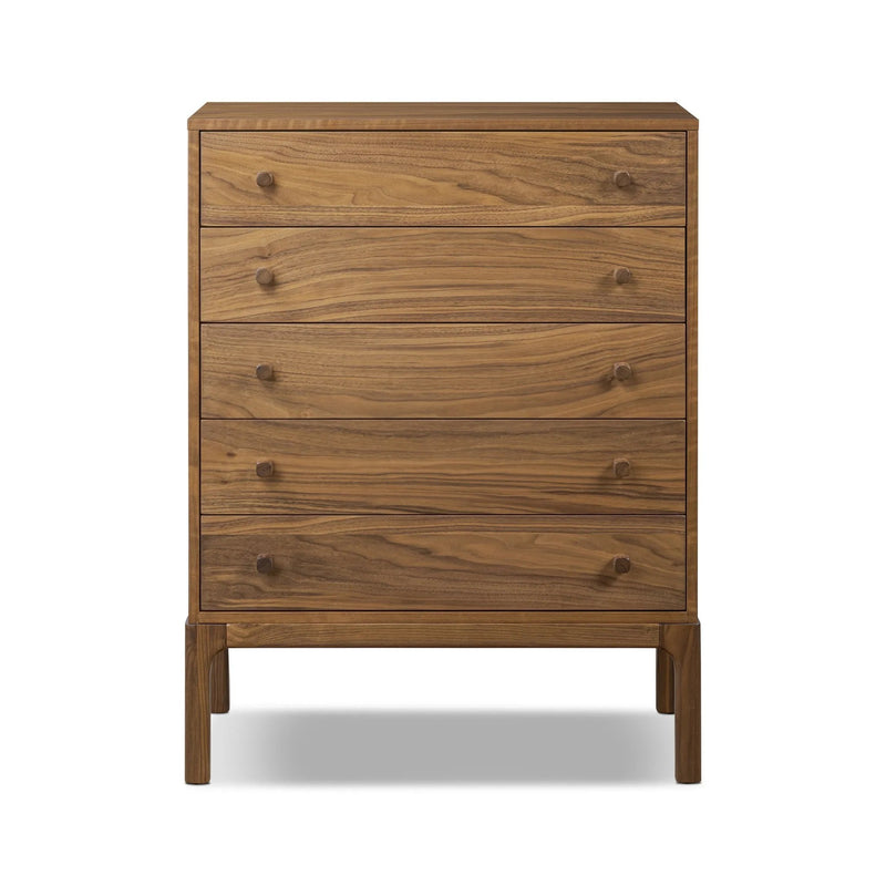 Arturo Natural Walnut Veneer Chest | shipping 6/9/2025