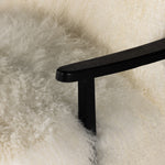 Ashland Mongolia Cream Fur Armchair | shipping 8/8/2025