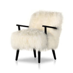 Ashland Mongolia Cream Fur Armchair | shipping 8/8/2025