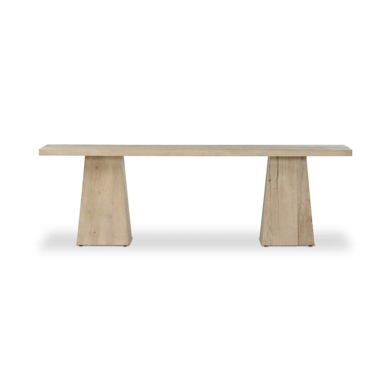 Atlas Bleached Alder Console Table | ready to ship!