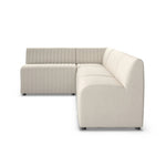 Augustine Capri Oatmeal L-Shape Dining Banquette