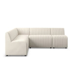 Augustine Capri Oatmeal L-Shape Dining Banquette