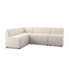 Augustine Capri Oatmeal L-Shape Dining Banquette