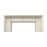 Augustine Capri Oatmeal U Shape Dining Banquette