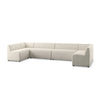 Augustine Capri Oatmeal U Shape Dining Banquette