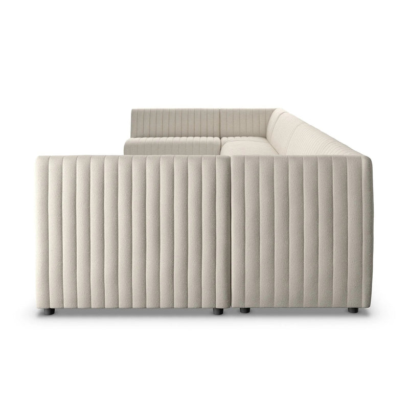 Augustine Capri Oatmeal U Shape Dining Banquette