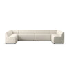 Augustine Capri Oatmeal U Shape Dining Banquette