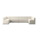 Augustine Capri Oatmeal U Shape Dining Banquette