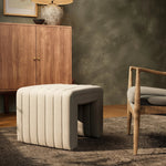 Augustine Dover Crescent Ottoman | ready to ship!