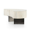 Avett Bleached Coffee Table Tall Piece | ready to ship!