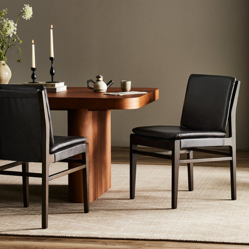 Aya Sonoma Black Dining Chair | ready to ship!