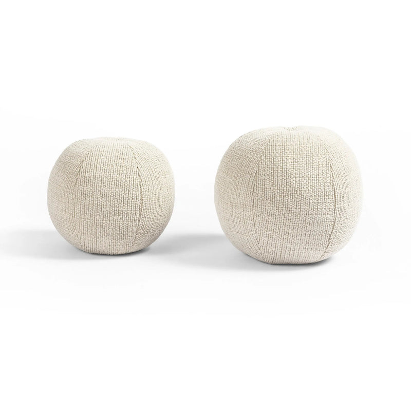 Balle Leto Cream Outdoor Pillow, Set Of 2 | ready to ship!
