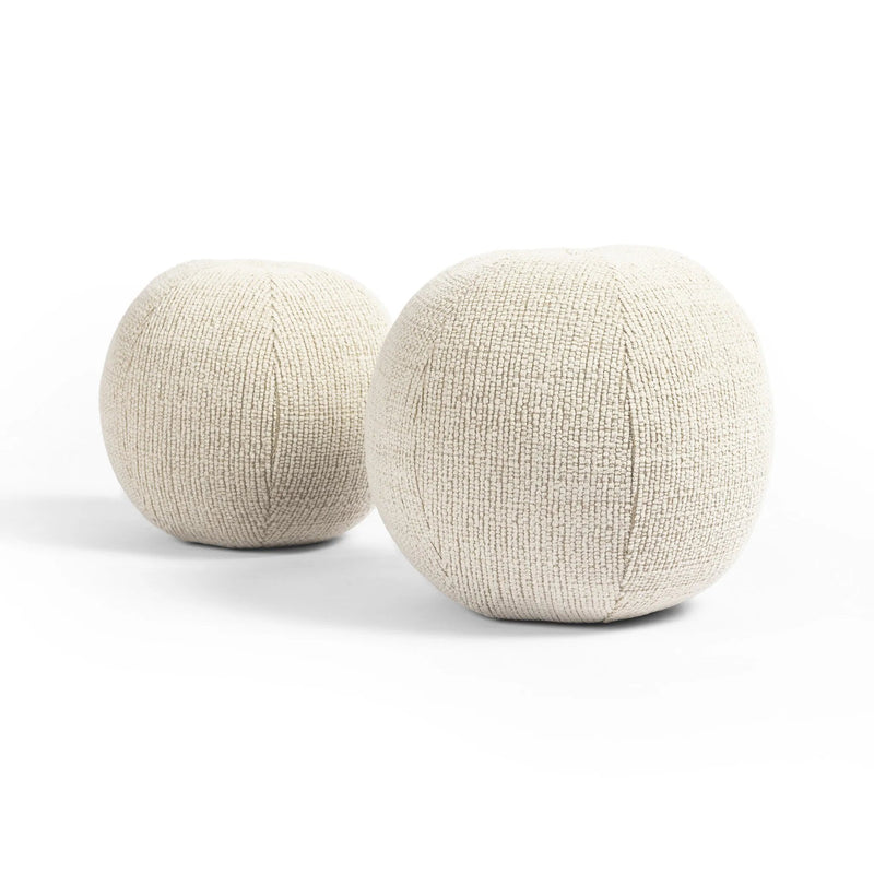 Balle Leto Cream Outdoor Pillow, Set Of 2 | ready to ship!