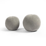 Balle Leto Grey Outdoor Pillow, Set Of 2 | ready to ship!