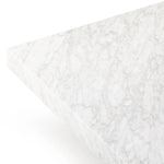 Bellamy White Carrera Marble Rectangular Coffee Table | ready to ship!